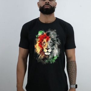 Camisa-   Leão Colorido
