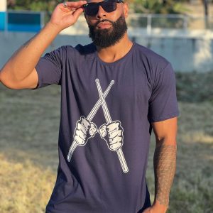 Camisa- Baqueta de bateria