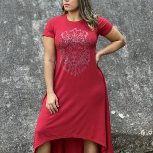 Vestido Ondulado- Leão Coroado