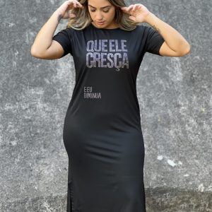 Vestido Reto-  Que Ele cresça e eu diminua